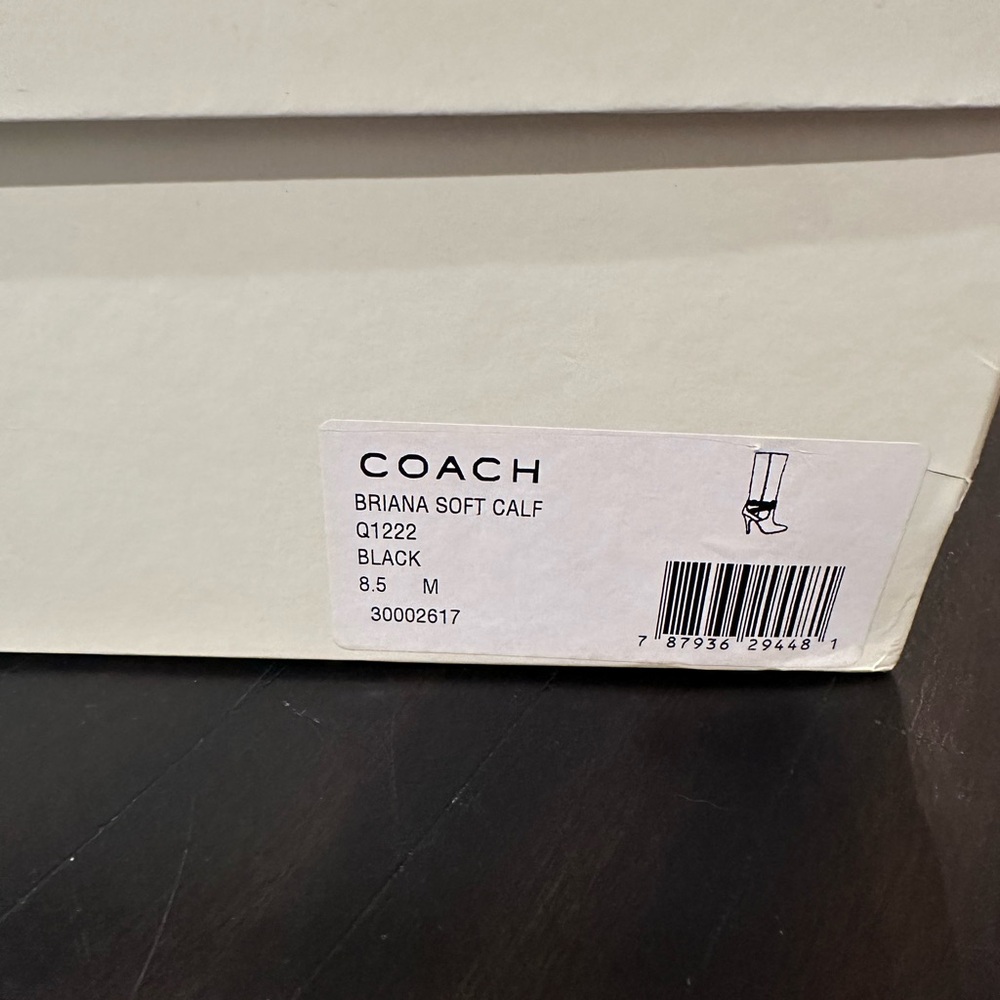 Coach. High heel boots. Size 8.5. - Picture 5 of 5